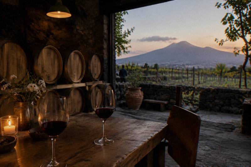 Pizza or Wine Tasting Choice
