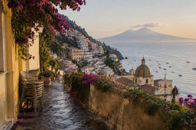 Lunch and Wine From Positano